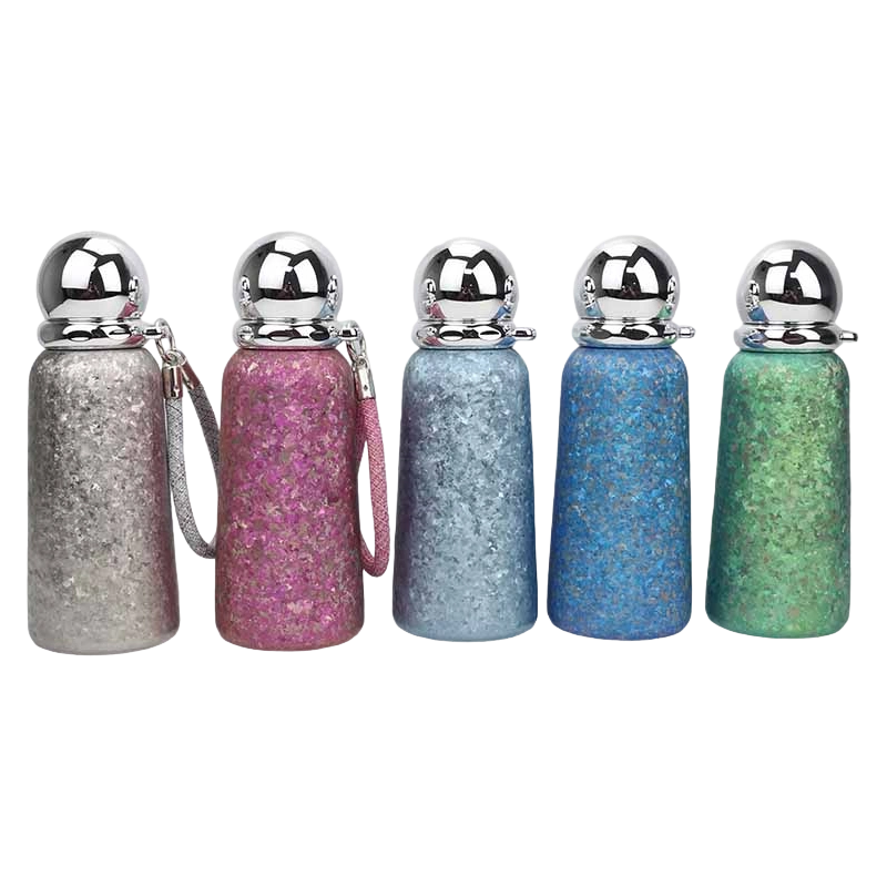 360ml 編組ハンドルロープチタンカップ 球面ミラー蓋付き