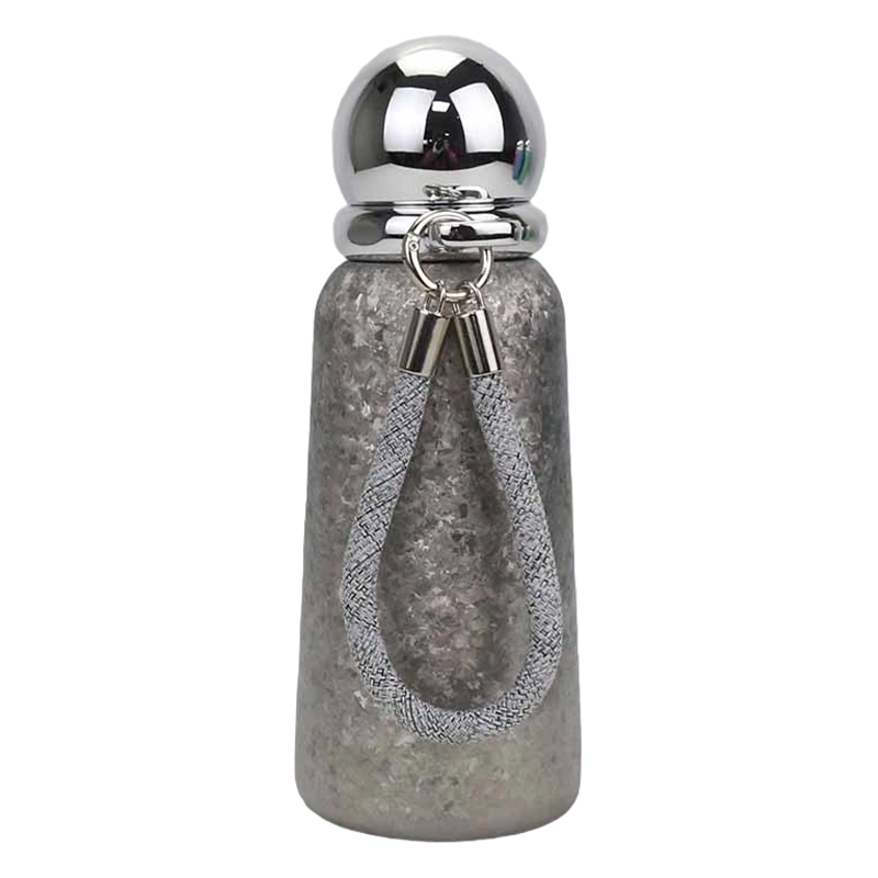 360ml 編組ハンドルロープチタンカップ 球面ミラー蓋付き