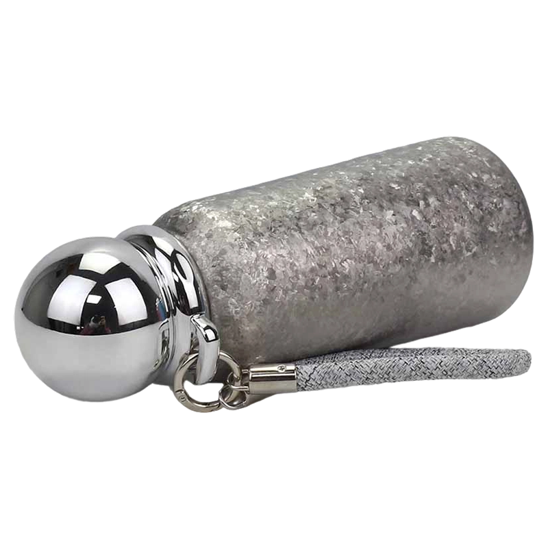 360ml 編組ハンドルロープチタンカップ 球面ミラー蓋付き