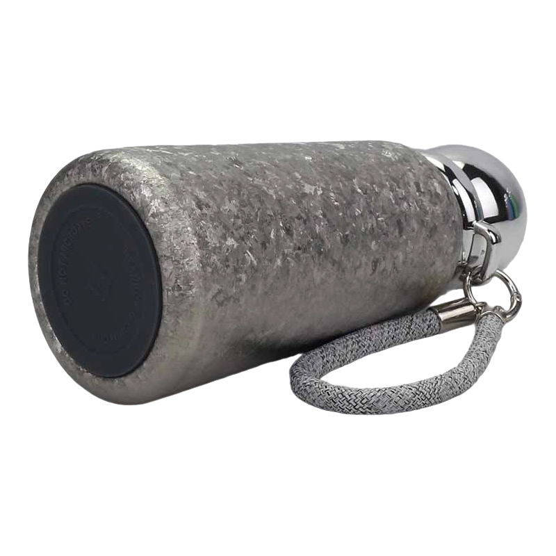 360ml 編組ハンドルロープチタンカップ 球面ミラー蓋付き