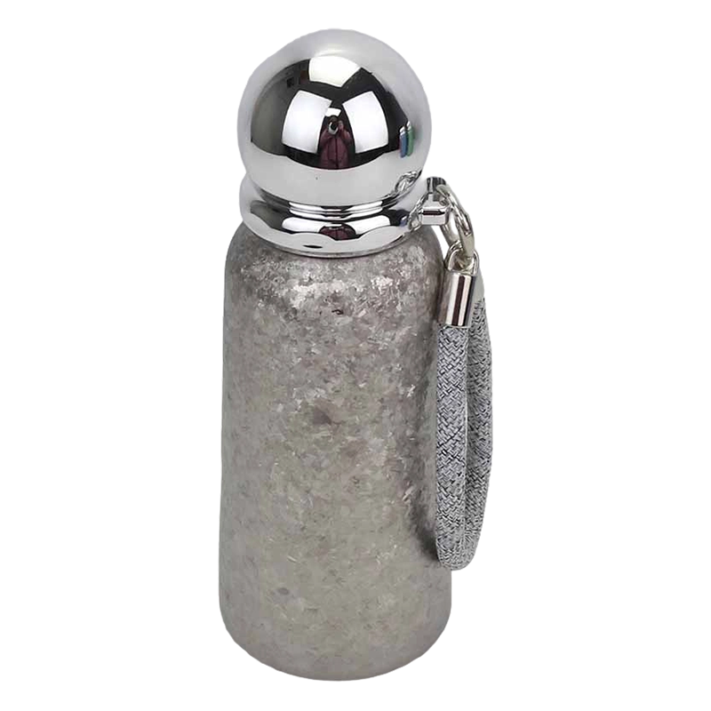 360ml 編組ハンドルロープチタンカップ 球面ミラー蓋付き