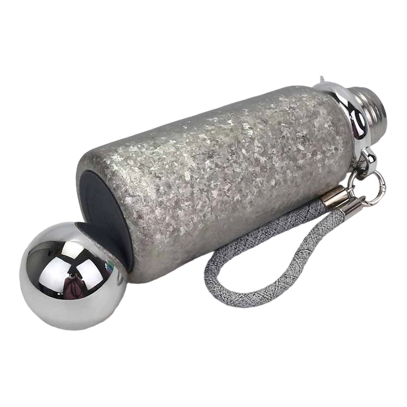 360ml 編組ハンドルロープチタンカップ 球面ミラー蓋付き