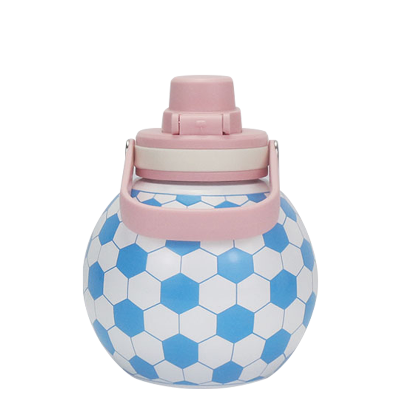 830ml ポータブルチタン断熱サッカーカップ リングハンドル付き