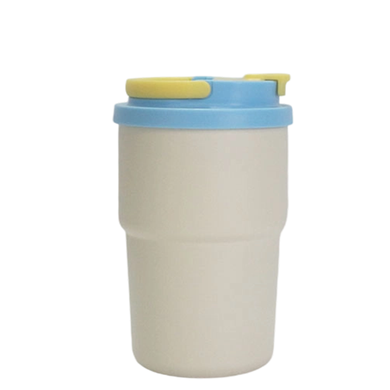 400ml チタン断熱コーヒーカップ リングハンドル付き